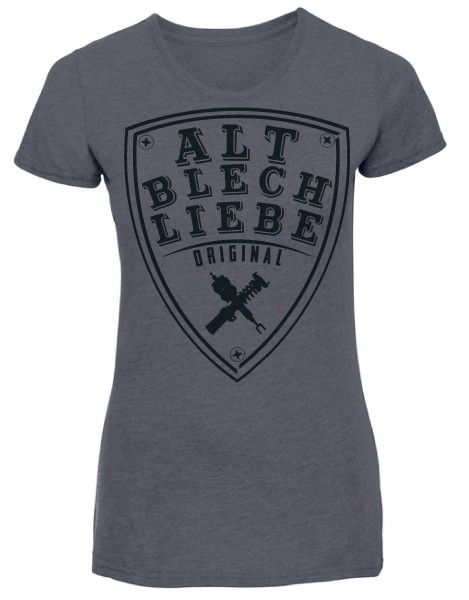 Ladies Altblechliebe Wappen T-Shirt